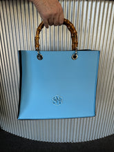 Load image into Gallery viewer, Sky Blue Bamboo Tote