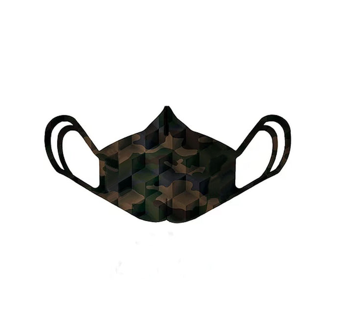 Kids Camo Green Mask