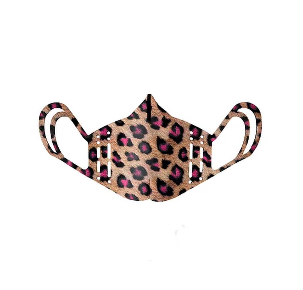 Kids Neon Leopard Mask