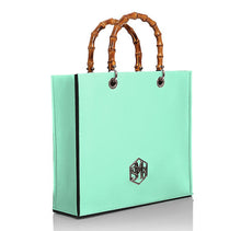 Load image into Gallery viewer, Peppermint Bamboo Tote