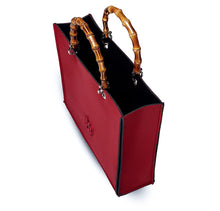 Load image into Gallery viewer, Red Passion Bamboo Tote